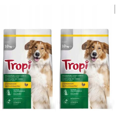 Cibo secco per pollame Tropi 10 kg x 2 pezzi