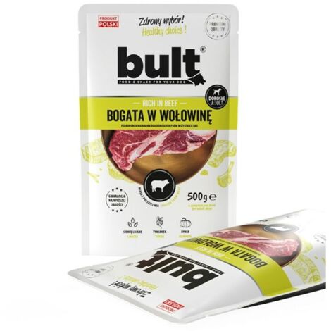 Cibo umido Bult Rich in beef Carne di manzo e vitello 500 g