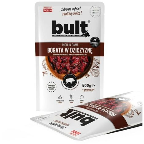 Cibo umido Bult Rich in game Pesce 500 g