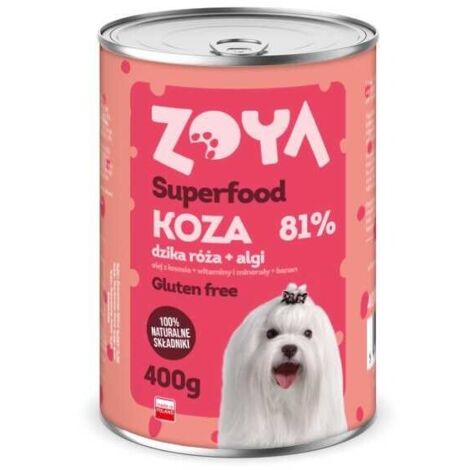 Cibo umido per cani ZOYA Goat Superfood 6x400g