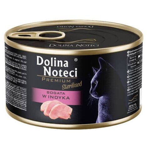 Cibo umido per gatti DNP sterilizzato al tacchino ricco 185 g
