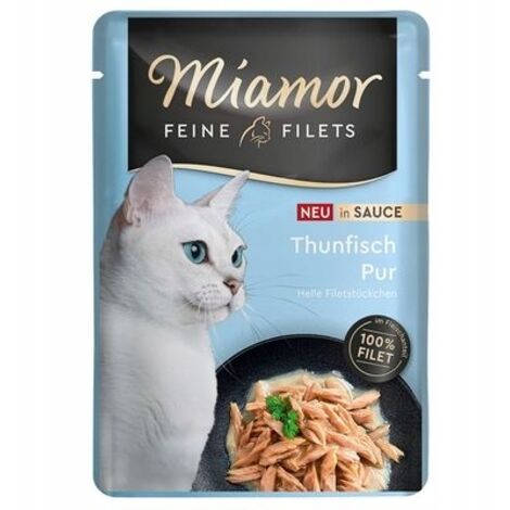 Cibo umido per gatti MIAMOR Feine Filets Tonno in salsa 100g