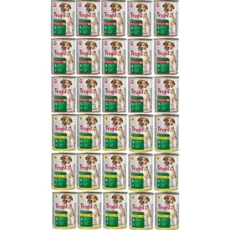 Cibo umido TROPI per cani 415g MIX DI SAPORI 30 pz CANE