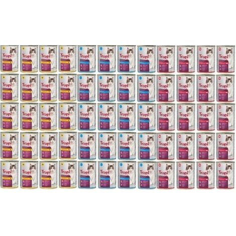 Cibo umido TROPI per gatti MIX OF FLAVORS 60 pz x 415g lattina gatto