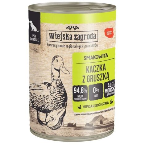 Cibo umido WIEJSKA ZAGRODA Duck with pear 400 g