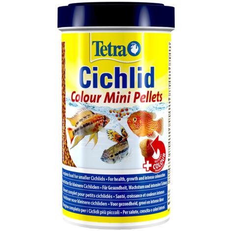 Cichlid colour mini pellets 170 g 500 ml pour poisson Cichlidés - Tetra
