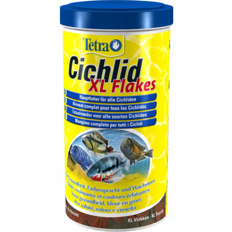 Cichlid XL flocons 160 g 1000 ml nourriture pour Cichlidés et poissons d'ornement - Tetra