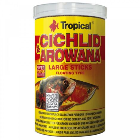 CICLIDI TROPICALI E AROWANA GRANDI STICK 250ML/75G