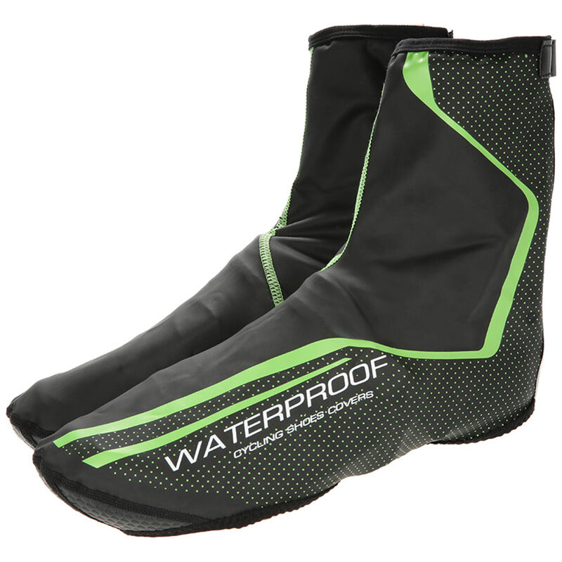 

Happyshopping - Ciclismo Cubrezapatos de bicicleta Impermeable Termico MTB Bicicleta de montana Cubrezapatillas Protector con forro polar,Verde, M