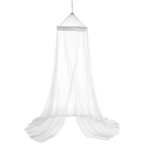 Ciel de lit blanc 60X250 - Atmosphera createur d'interieur - Blanc