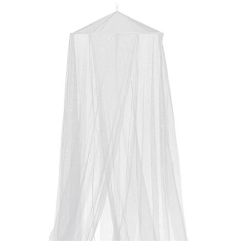 Ciel de Lit Double "Moustiquaire" 65x250cm Blanc