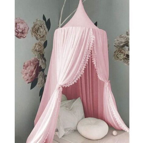 Ciel de lit enfant, décoration de chambre d'enfant en forme de dme, en coton, moustiquaire, Princesse Jeux pour enfants tentes, Decoration de Salle pour le bébé