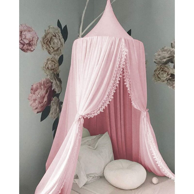 Ciel de lit enfant, décoration de chambre d'enfant en forme de dôme, en coton, moustiquaire, Princesse Jeux pour enfants tentes, Decoration de Salle