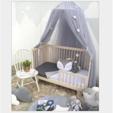 Ciel de Lit - Moustiquaire fantastique - Gris - Pour chambre des enfants