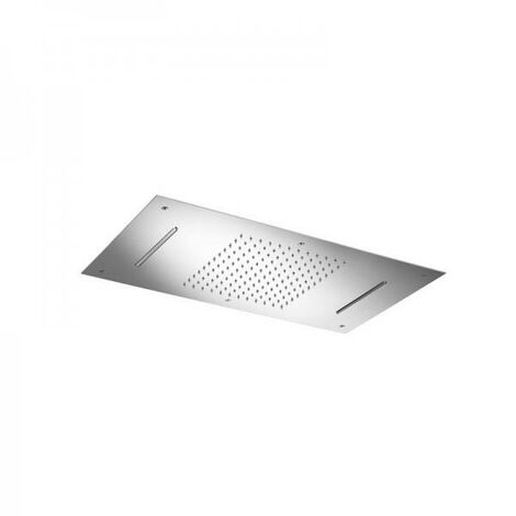 Douche ciel de pluie led 700 x 380 mm, chrome miroir.