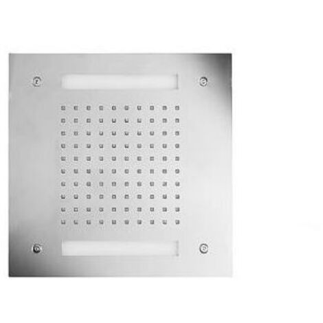 Ciel de pluie carrée 30 cm avec télécommande Chromothérapie HYDROTHERAPIE - CRISTINA ONDYNA TT30051