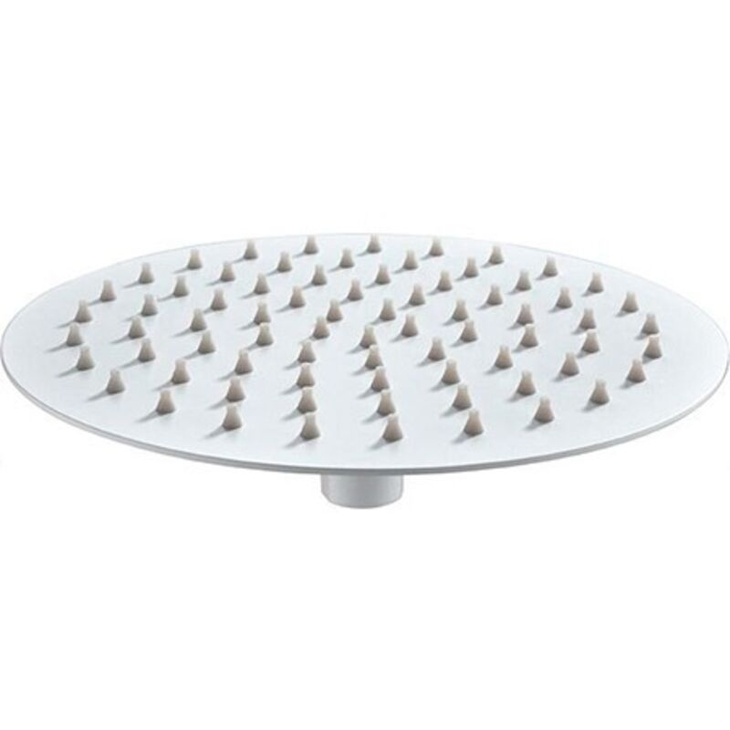 Imex - Pomme de douche ronde 30 cm en inox blanc mat