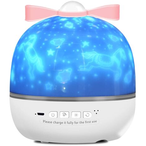 Ciel étoilédirigéVeilleuse,360°Tournant, idéal pour les cadeaux d'anniversaire et la décoration de chambre d'enfant