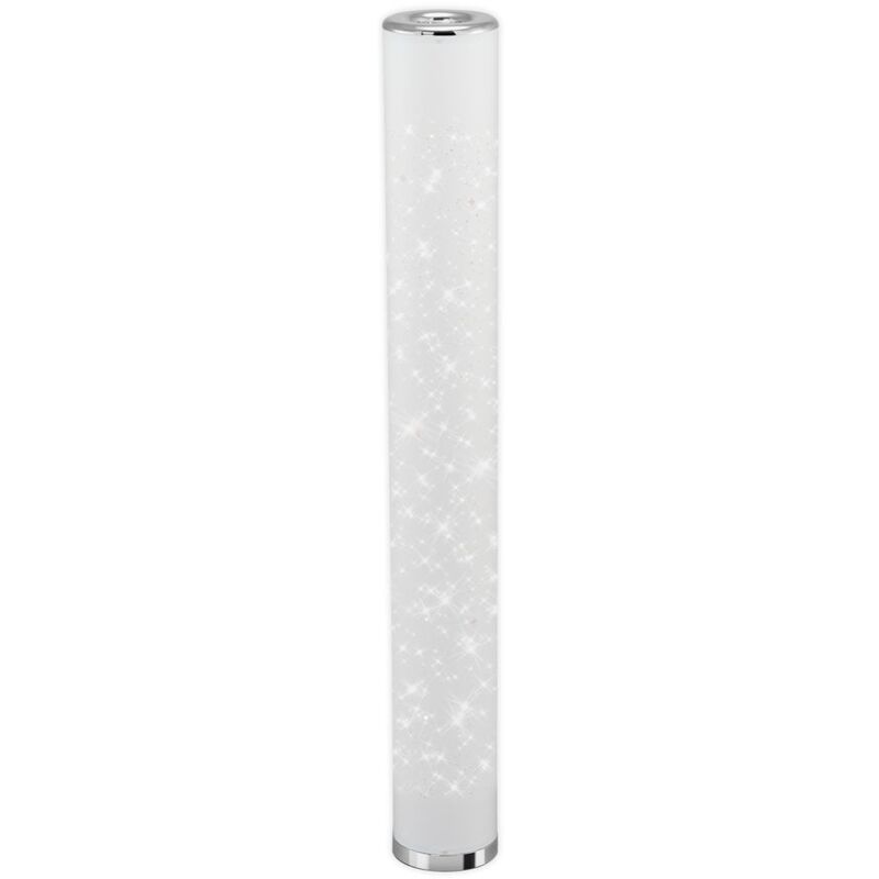 Ciel étoilé Lampadaire led Briloner leuchten star, 12 w, 1000 lm, IP20, blanc-chrome, plastique, ø 13 cm