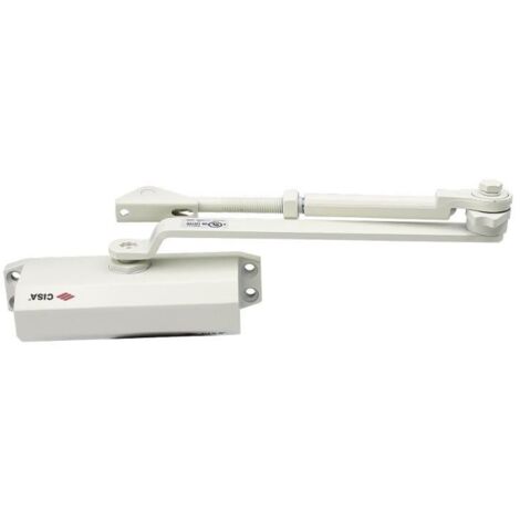 Cierrapuertas 60470/71 retenedor blanco marca CISA
