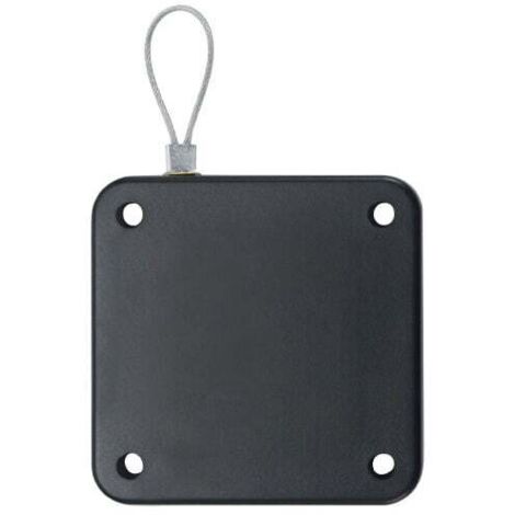 Cierrapuertas automático para puertas corredizas, resorte para servicio doméstico, pieza de cierre (tensión 800 g), color negro.