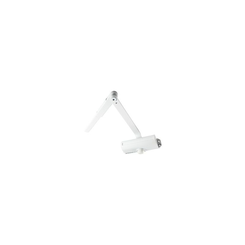 

Cierrapuertas blanco flexi regulares con retenedor a1559