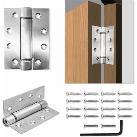 Cierrapuertas hidráulico automático, cierrapuertas ajustable con resorte, amortiguador de bisagra cerrado para puertas exteriores, interiores, de jardín, mosquiteras, puertas de dormitorio
