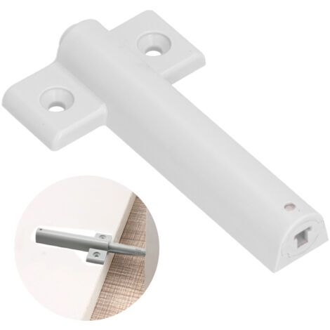 Cierrapuertas magnético ajustable con amortiguador, ABS, 30–50 N, para cocina/armario/cajonera, fácil instalación, montaje en superficie, rebote automático, vida útil  50.000 ciclos, 32 g, accesorios 