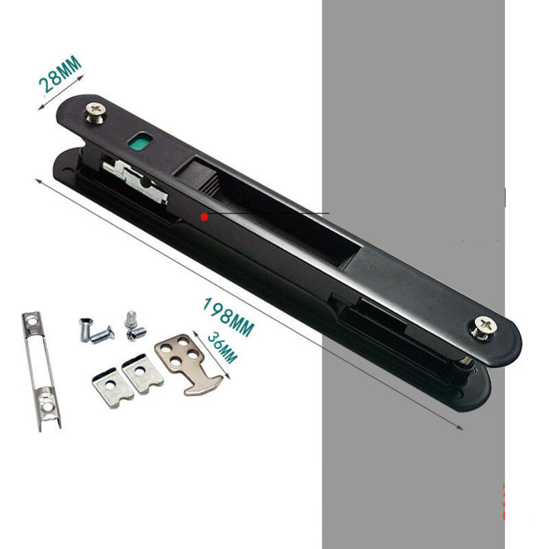 Cierre de bahía corrediza - Cerradura de gancho para ventana de puerta móvil moderna Cerradura simple de doble cara para cerradura de puerta de