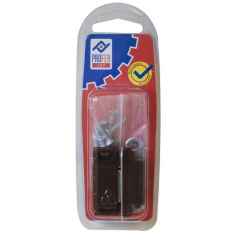 CIERRE IMAN MARRON BL 2 PZS - 42 MM
