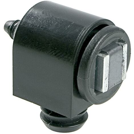 cierre magnetico nutria taco montaje directo ø10mm k3(6) negro regulable. placa iman no incluida.