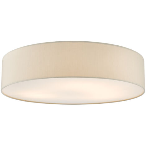 Cierro Diffuseur Cylindrique 6 Lumières Flush Taupe Clair 80cm