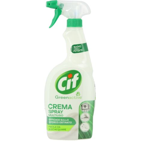 Cif Crema Spray Multiuso Nuova Formula Green Active 650ml Formula Potenziata