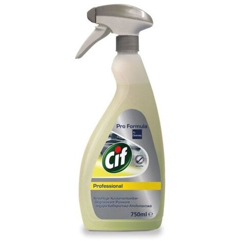 CIF PRO FORMULA Nettoyant degraissant cuisine concentre Cif Pro spray 750ml