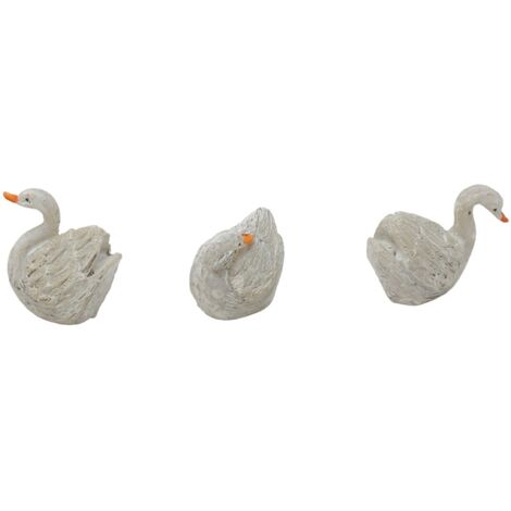 Cigno in Resina per Presepe 3 modelli 2x3x3,5 cm 10969