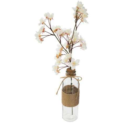 Ciliegio artificiale dream in vaso di vetro h46cm - Atmosphera créateur d'intérieur