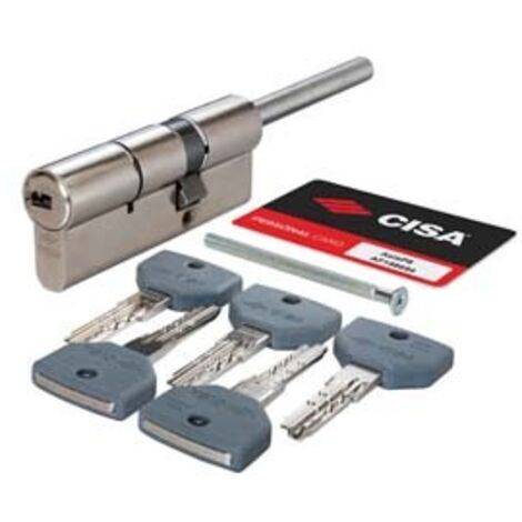 CILINDRIO EUROPEO SAGOMATO ASIX P8 PRO PER POMOLO 10Q317- - mm.84 (29,5-54,5) 0Q31792012SD - 1 pezzi CISA