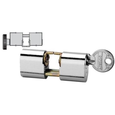 Cilindro 38X38Mm 5979P3030/4 Niquel  Con Pomo Oval Cvl