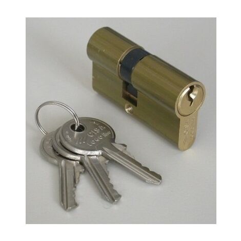Cilindro 40X40Mm Logo Niquel  Leva Corta Cisa