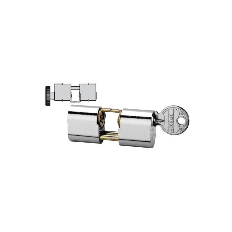 

Cilindro 38x38mm 5979p3030/4 Niq Con Pomo Oval - CVL