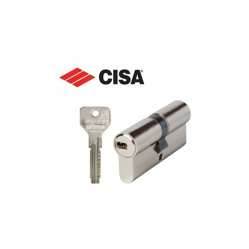 Image of 0E300 cilindri profilo europeo asix cilindro sagomato nichelato da infilare - Cisa