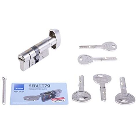 Cilindro ad alta sicurezza T70 Button 30x30 N TESA - T75B3030N
