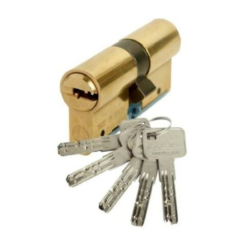 CILINDRO C6 LEVA LARGA LINCE 35-35 LATON, 5 LLAVES