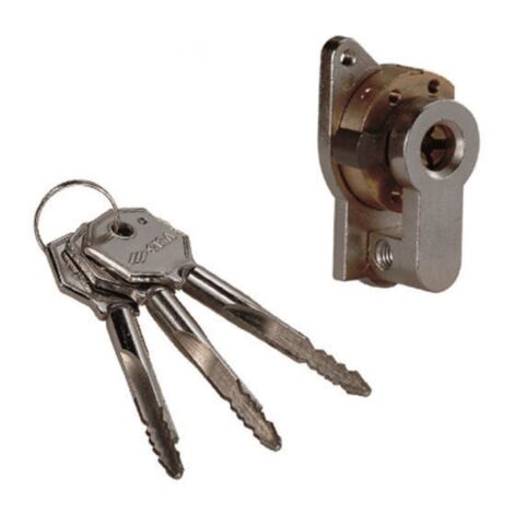 CILINDRO CISA APPLICARE A SPILLO 02400.10 CHIAVE CORTA