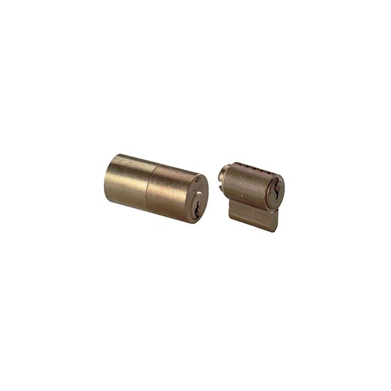 Image of Coppia cilindri esterni 0G150 Cisa ottone chiavi 3 x 1A631/1A721/1A731