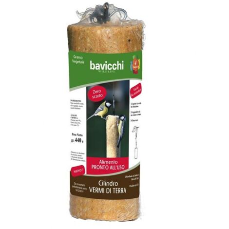 CILINDRO CON VERMI DI TERRA 440GR APPENDIBILE