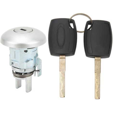 Cilindro de cerradura de puerta delantera con 2 llaves - Cilindro de cerradura 1781417 para Ford Transit MK8 2014-2019