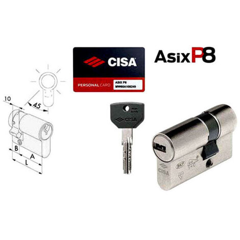 Cilindro de cierre 59,5-10,0-49,5 0Q314-04-0 Cisa