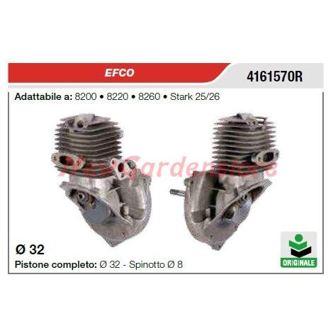Cilindro de pistón de desbrozadora EFCO 8200 8220 8260 STARK 25/26 4161570R