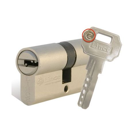 Cilindro de seguridad C2 LINCE Laton50x32mm50x32mm Laton